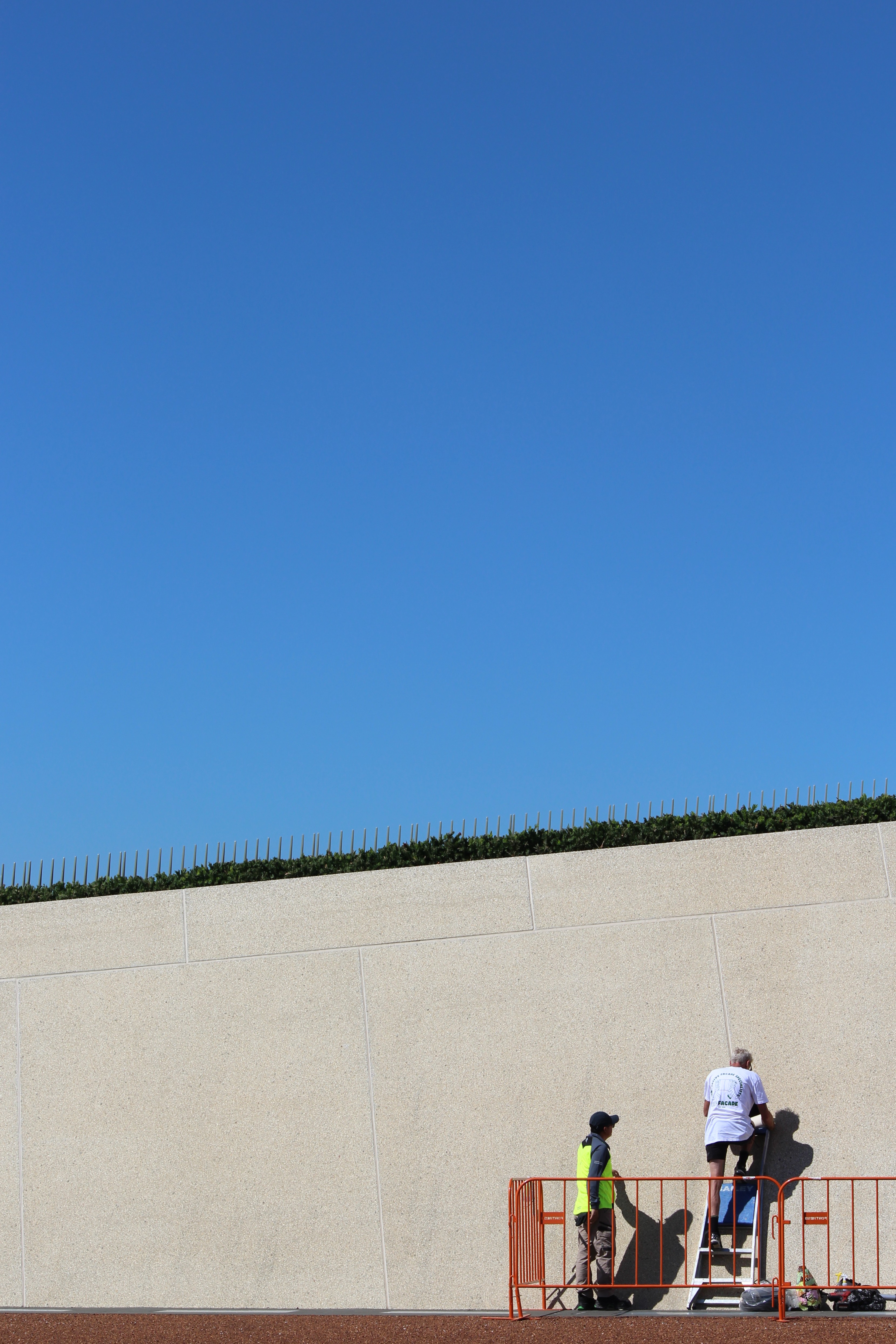 Outside the Parliament House